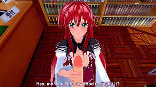 Rias Gremory Sex in the Library - Dxd Ntr Madness Series