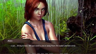 Love Season 8: Alex-nina Cave Rain Boob Reveal & First Fuck