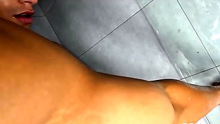 Tattooed Latino Boy Gets Passionate Handjob in Wet Shower