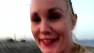 Ivy Roses - Plastic Bikini Cum in Public Beach