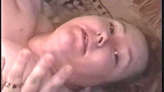 Busty Blonde MILF Sucks Cock and Gets Pounded Doggy Style