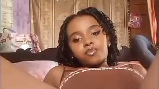 Adorable Black Woman with a Beautiful