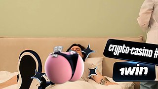 Hot sex with a muddy nurse, cum on her vagina - gonzo XXX!