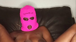 Stimulating My Clit with Vibrator Fucking My Pussy with Big Dildo