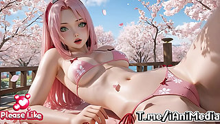 Sakura Bikini show and dance SFW
