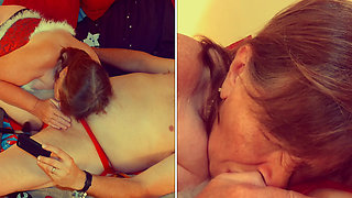 Granny Carmen: Fuck Machine Pegging Cock Sucking, Cum in Mouth North Pole Slut 12224fap