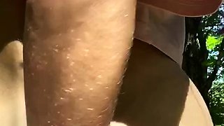 Milk enema duo close up and gaping after some toy action