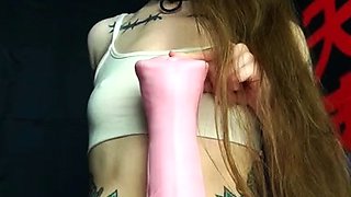 Amateur blonde teen girlfriend toyed and facialized