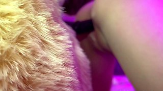 Strapon fetish lesbians get bukkake