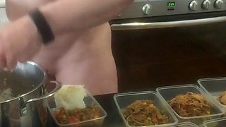 Naked Meal Prep Watch to the End I Start to Have Some Fun Playing with Myself