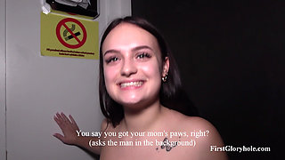 Just 18 Years Old Zara & Stefani - Gloryhole Before Gangbang