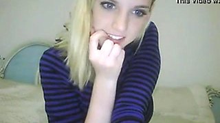 Blonde slut from work shows you her tits.: Amateur, Stripchat  Cam Porn