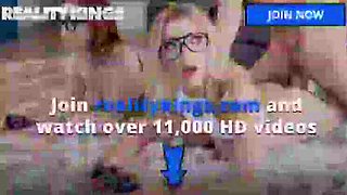 Mini Stallion Soapy Bathtub Fuck - Horny Brunette Gets Pounded by Big Cock