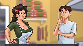 Summertime saga, anime porn, mommy