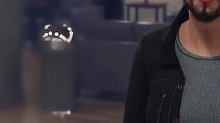 A Lonely Coffee Boy Fucked and Creampied the Hot MILF Boss