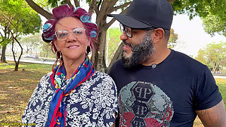 Redhead Granny Picked up for Deep Van Anal