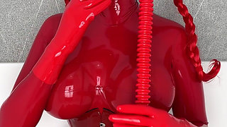 Red Sniff Dildo