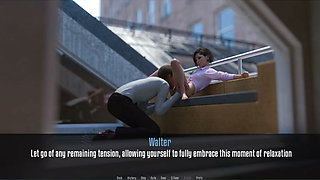 Anita's Internship - Petite Teen - Gameplay - Roleplay - Petite Teen Pussy Licks in Rooftop