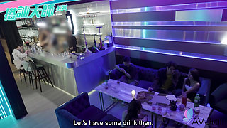 Hot Tattooed Chick, Yaner, Fucked in Club's Bathroom by Pick-up Artist