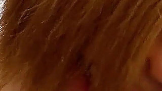 Skinny Japan milf gets masturbation help from stepdad