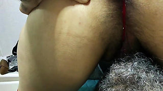 I discovered the cleaning girl trying on my wife's lingerie and she agreed to let me take it if I didn't say anything