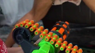 Fireworks From Lighting up His Balls