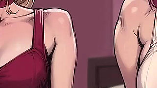 My New Girlfriend #22 - Stepmommy Shows of Her Lingerie - a Cartoon Porn Game