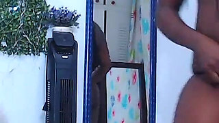 Dancing Shaking My Booty Flashing My Black Pussy