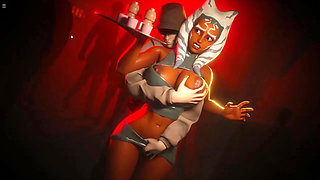 Ahsoka XXX - Ahsoka Tano's Maid costume from Star Wars
