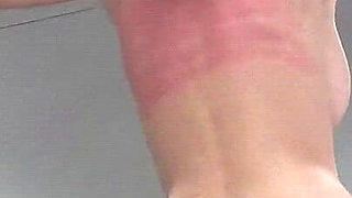 Katie Gold Spanking Machine - Bare Back Whipping