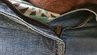 Felation on a risky hike in the forest