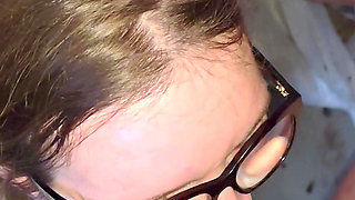 4 Guys Take Turns Fucking My Ass, I Squirt All Over and They Squirt My Face and Glasses