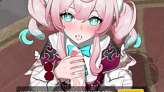 Honkai Star Rail - Hyacine X Caelus Passionate Sex - 3D Hentai Animation
