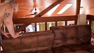 Busty Lucky Kay Takes a BBC In Front of Cuck Husband