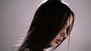 Electro bdsm slave and fetish latex big titted domina