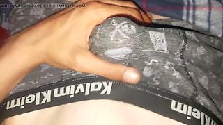 Teasing Big Cock in Shorts