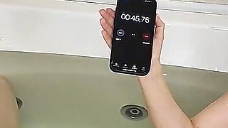 Underwater Breath Holding Challenge with My Girlfriend