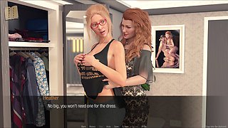 Hot blonde, 3d, game walkthrough