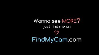 Big-Titted German Babe Teases on Webcam
