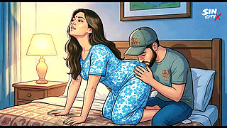 Horny Indian Aunty Seduces Young Delivery Boy at Home