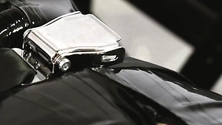 Tease and denial on gynchair in the Clinic with fucking machine