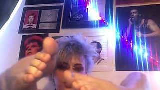 Foot Worship Fetish Goth Girl Big Feet Mistress Domination
