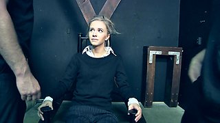 Rachel James delivers passionate training bdsm threesome