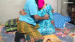 Village Desi Wife with Husband First Time Tightpush