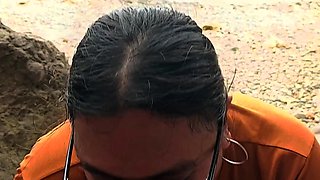 Public blow job at the beach Almost get caught