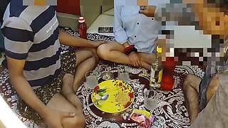 Desi Bhabhi Enjoy Sex With Friends Drink Alcoho