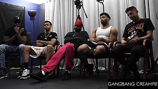 Jon Jon and Jaxson Briggs's gonzo video by Gangbang Creampie
