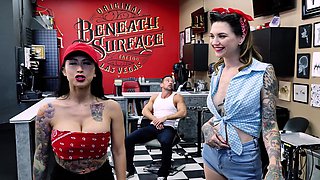 Lily & Johnny's wild ride with rockin' Roxy in a steamy threesome