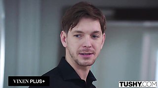 Emily Willis and Izzy Lush Share Markus Dupree's Cock for a Butt Plug Anal Threesome