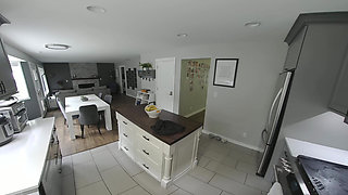 Coffee Time Kitchen Blowjob